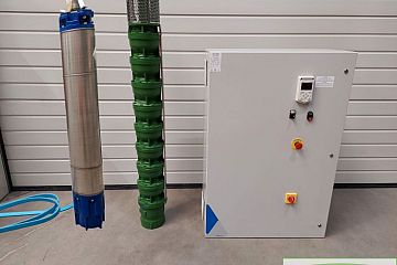 Pompa głębinowa ROVATTI 40 kW (z panelem VARTEK i Falownikiem 45 kW)