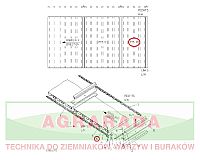 Plandeka podłogi zbiornika 1904X2178 087.00336