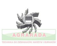 Gwiazda 6 palcowa końcowa lewa 162X54X40 088.00565